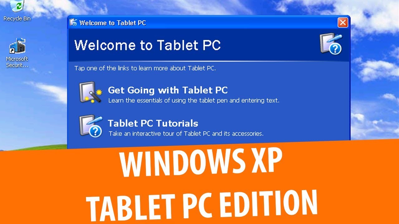 windows xp tablet edition